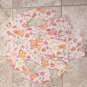 Colorful Holiday/ Christmas Candy Print Baby Dress